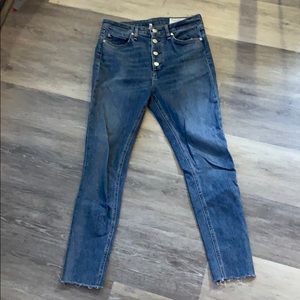 Rag & Bone Nina high rise ankle skinny